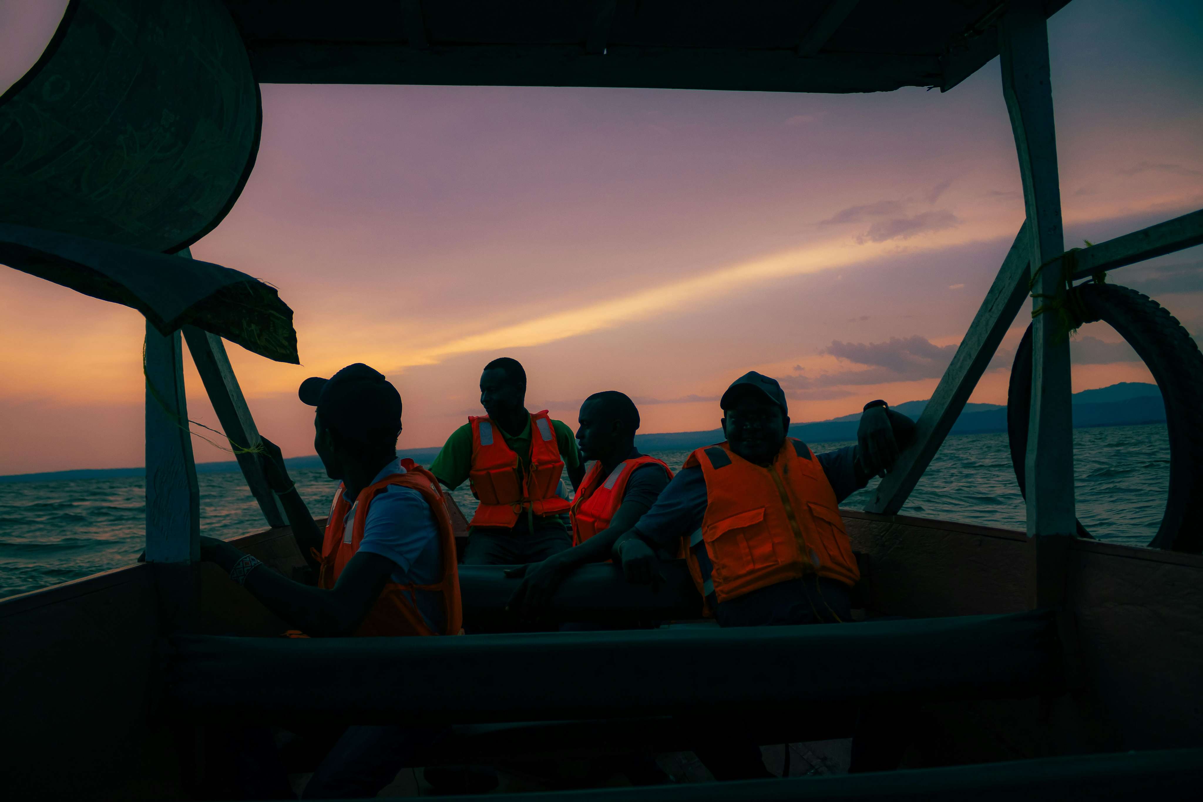 Sunset over Lake Victoria